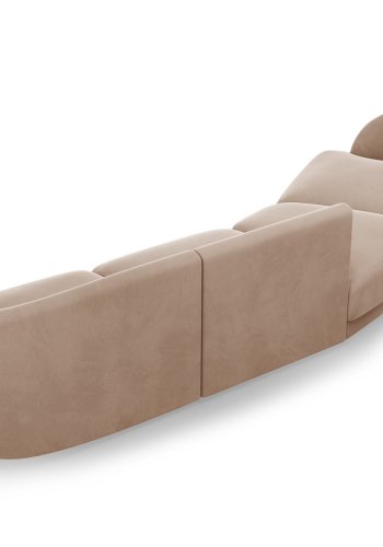 MICADONI  Modulsofa i flyel, venstre, Miley, 4 seter, 320x128x70