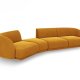 MICADONI  Modulsofa i flyel, venstre, Miley, 4 seter, 320x128x70