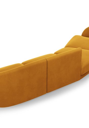 MICADONI  Modulsofa i flyel, venstre, Miley, 4 seter, 320x128x70