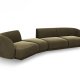MICADONI  Modulsofa i flyel, venstre, Miley, 4 seter, 320x128x70
