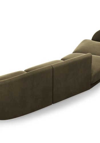 MICADONI  Modulsofa i flyel, venstre, Miley, 4 seter, 320x128x70