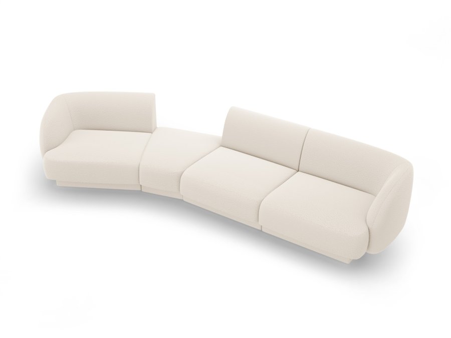 MICADONI  Modulsofa til venstre, Miley, 4 seter, 320x128x70