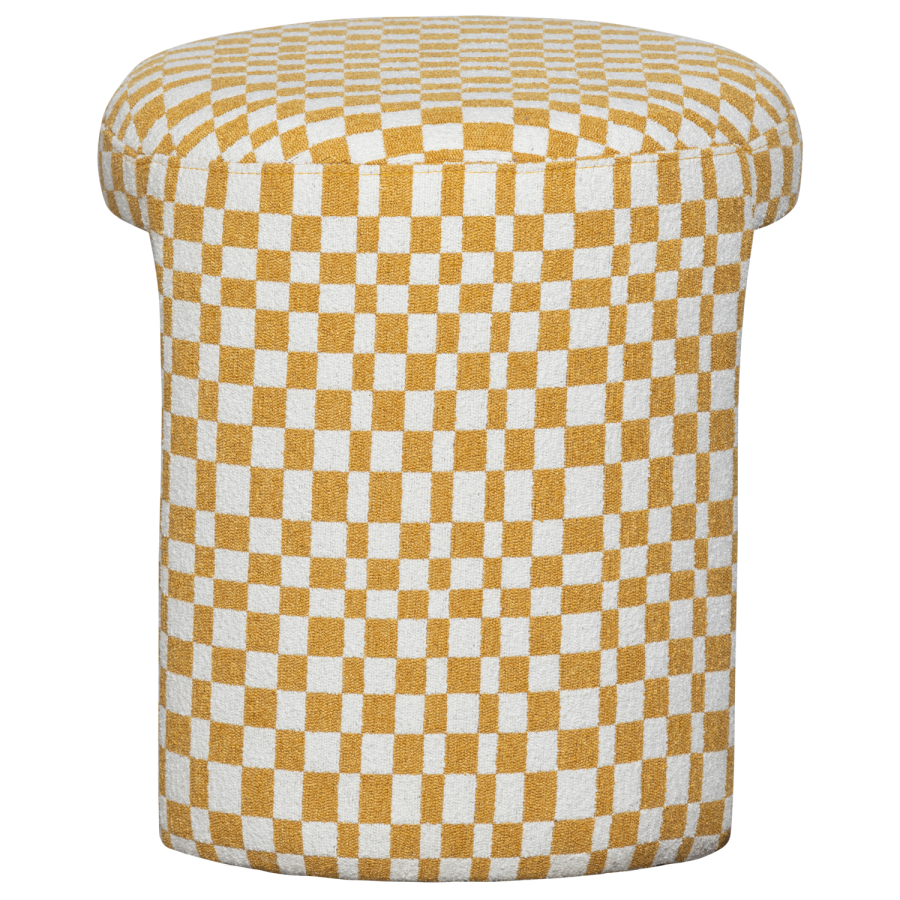 WOOOD CHARLIE POLSTERET SKAMUR TERNET MNSTER GUL