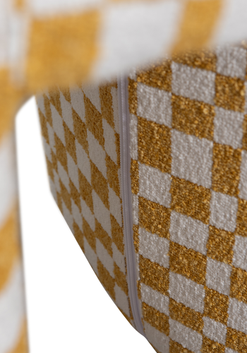 WOOOD CHARLIE POLSTERET SKAMUR TERNET MNSTER GUL