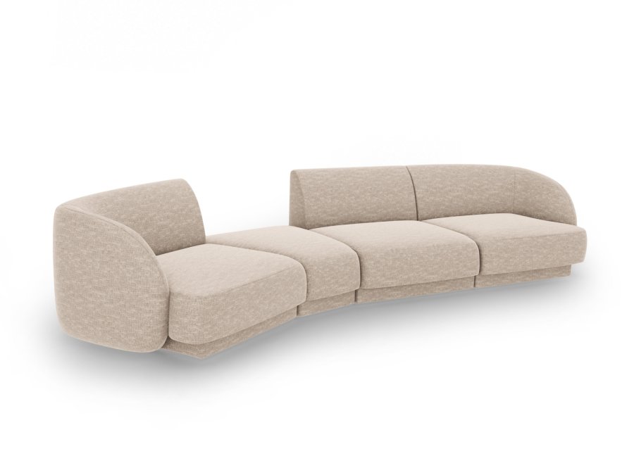 MICADONI  Modulsofa til venstre, Miley, 4 seter, 320x128x70