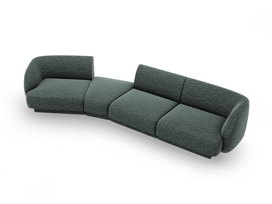 MICADONI  Modulsofa til venstre, Miley, 4 seter, 320x128x70