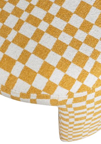 WOOOD CHARLIE POLSTERET SKAMUR TERNET MNSTER GUL