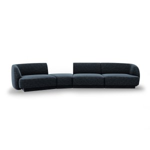 MICADONI Miley 4 pers. modulr sofa, venstre - kongebl chenille