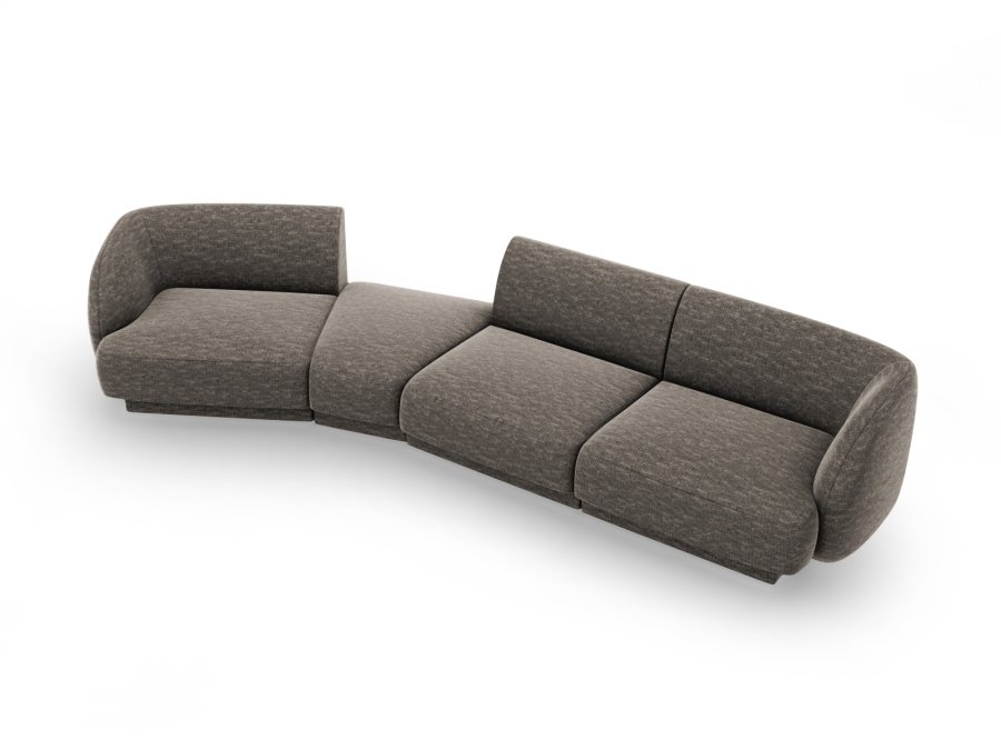 MICADONI  Modulsofa til venstre, Miley, 4 seter, 320x128x70