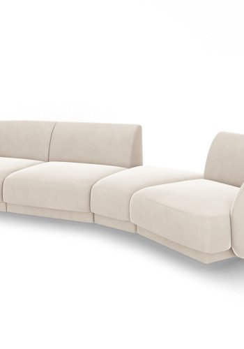 MICADONI  Modulsofa i flyel til hyre, Miley, 4 seter, 320x128x70