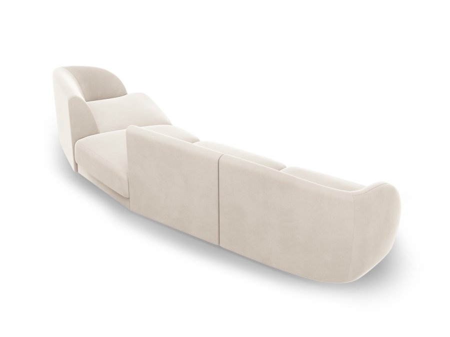 MICADONI  Modulsofa i flyel til hyre, Miley, 4 seter, 320x128x70