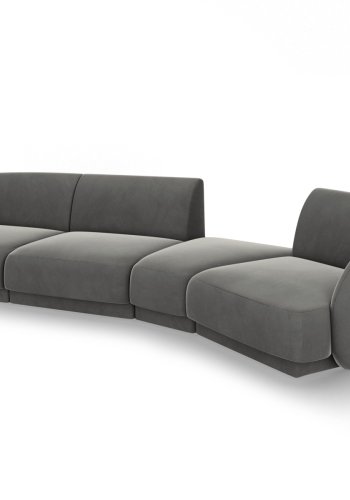 MICADONI  Modulsofa i flyel til hyre, Miley, 4 seter, 320x128x70