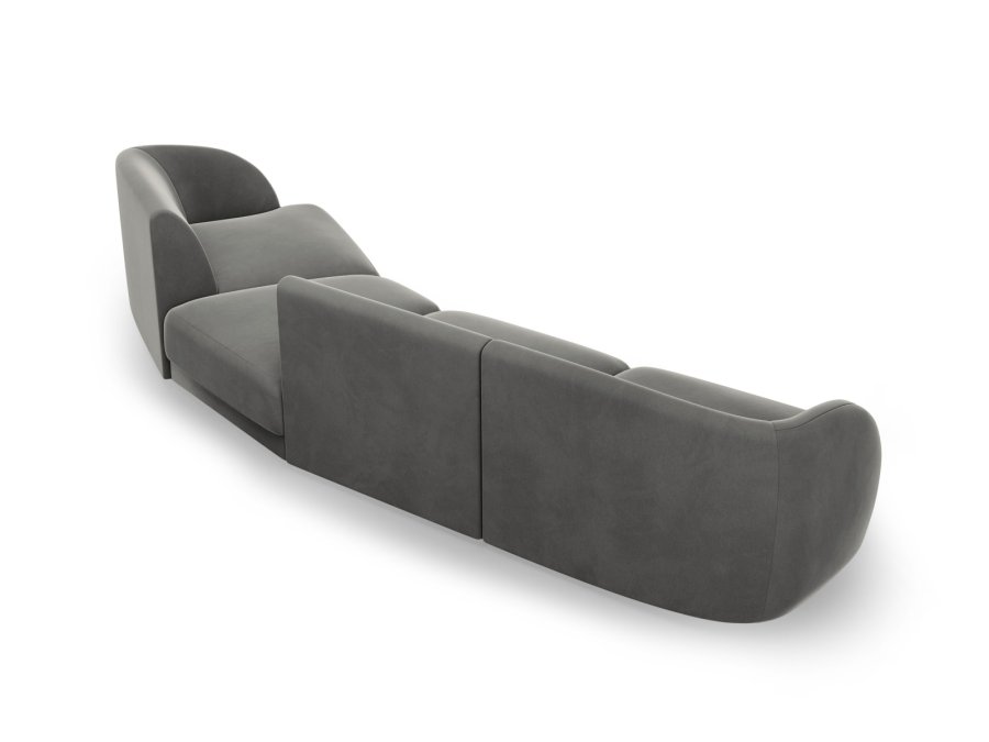 MICADONI  Modulsofa i flyel til hyre, Miley, 4 seter, 320x128x70