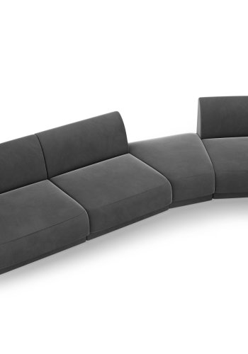 MICADONI  Modulsofa i flyel til hyre, Miley, 4 seter, 320x128x70