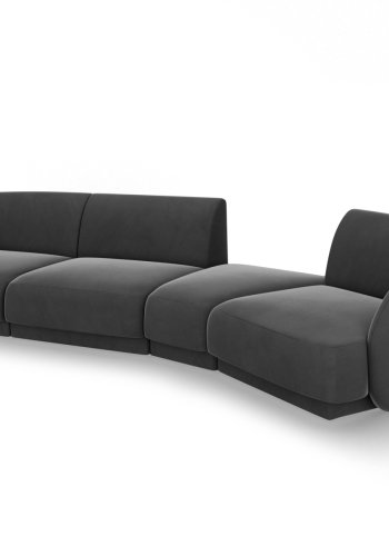 MICADONI  Modulsofa i flyel til hyre, Miley, 4 seter, 320x128x70