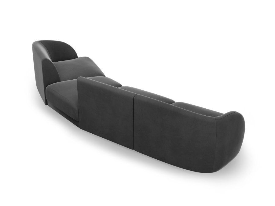MICADONI  Modulsofa i flyel til hyre, Miley, 4 seter, 320x128x70