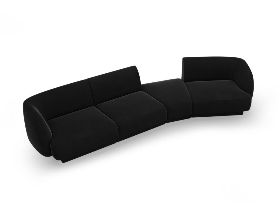 MICADONI  Modulsofa i flyel til hyre, Miley, 4 seter, 320x128x70