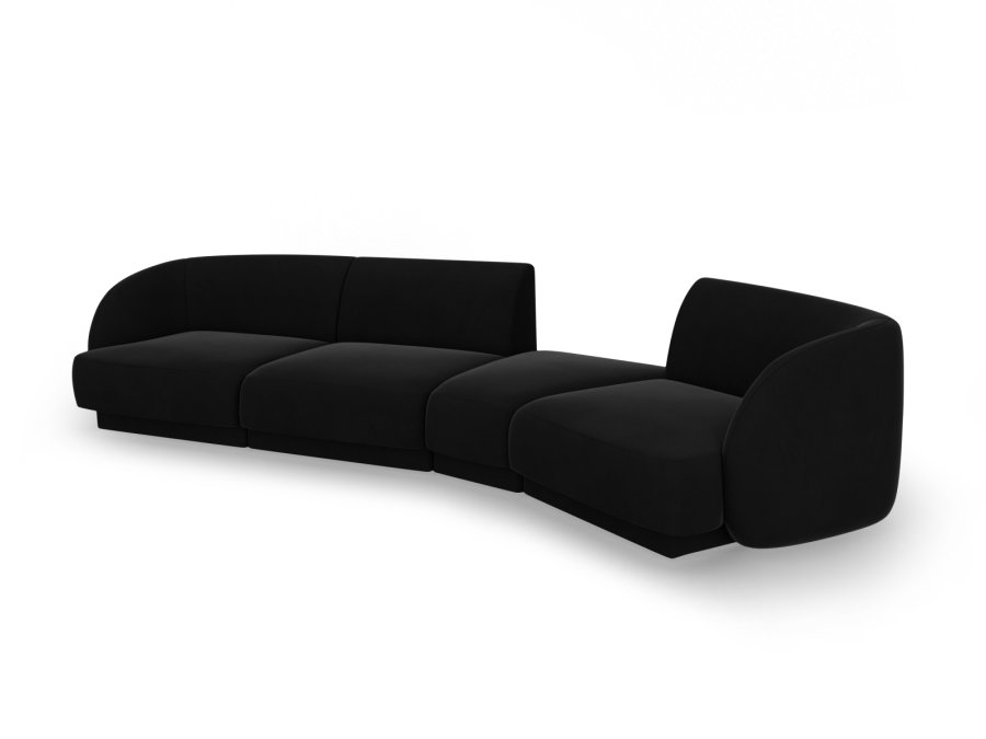 MICADONI  Modulsofa i flyel til hyre, Miley, 4 seter, 320x128x70
