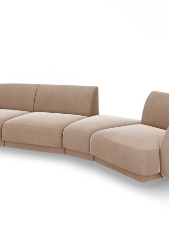 MICADONI  Modulsofa i flyel til hyre, Miley, 4 seter, 320x128x70