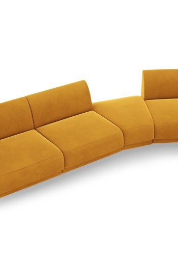 MICADONI  Modulsofa i flyel til hyre, Miley, 4 seter, 320x128x70
