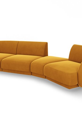 MICADONI  Modulsofa i flyel til hyre, Miley, 4 seter, 320x128x70
