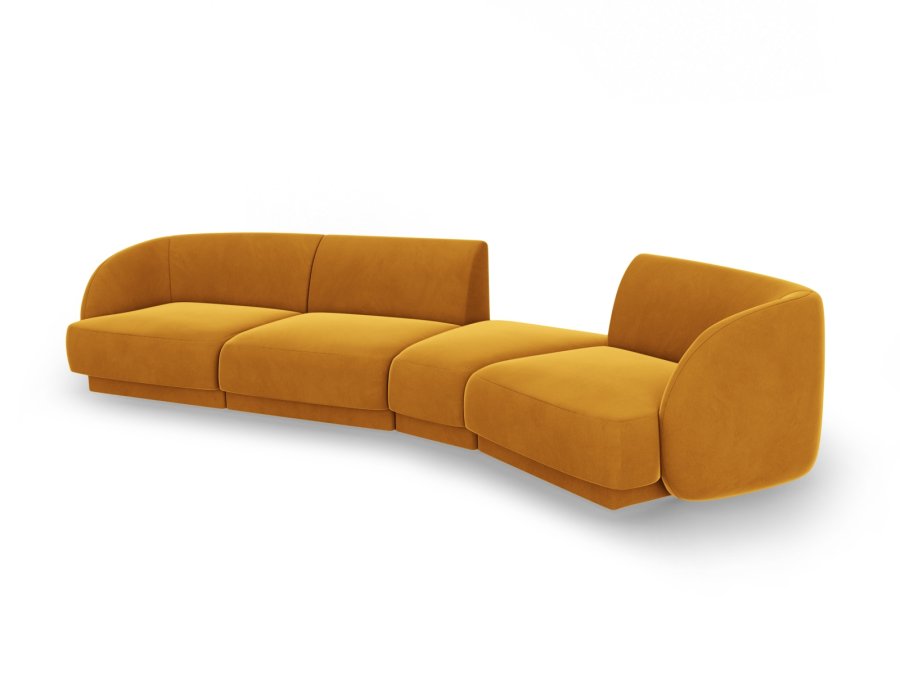 MICADONI  Modulsofa i flyel til hyre, Miley, 4 seter, 320x128x70