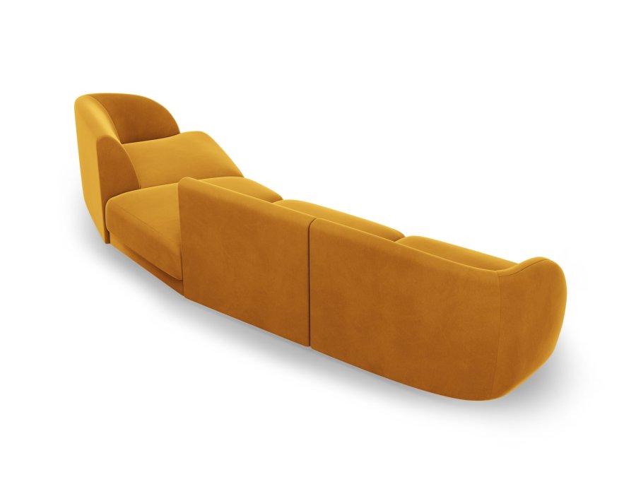 MICADONI  Modulsofa i flyel til hyre, Miley, 4 seter, 320x128x70