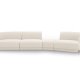 MICADONI Miley 4 pers. modulr sofa, hjre - beige boucl