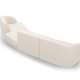 MICADONI Miley 4 pers. modulr sofa, hjre - beige boucl