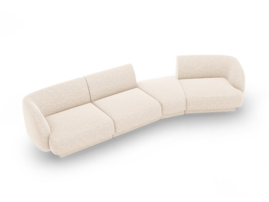 MICADONI  Modulsofa til hyre, Miley, 4 seter, 320x128x70