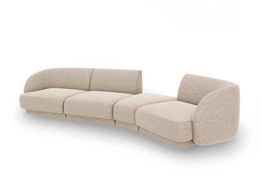 MICADONI  Modulsofa til hyre, Miley, 4 seter, 320x128x70