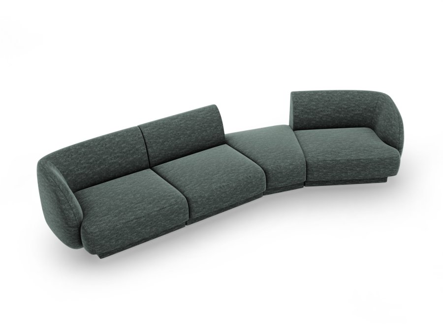 MICADONI  Modulsofa til hyre, Miley, 4 seter, 320x128x70