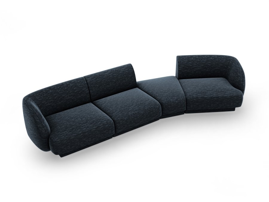 MICADONI  Modulsofa til hyre, Miley, 4 seter, 320x128x70