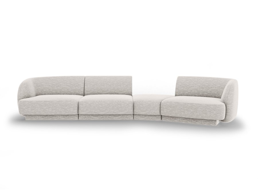 MICADONI  Modulsofa til hyre, Miley, 4 seter, 320x128x70