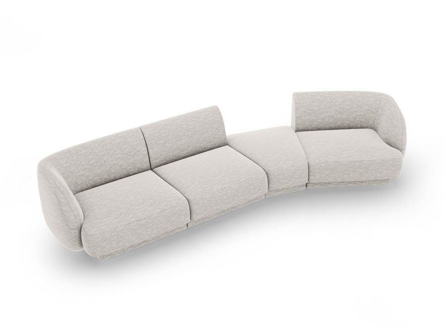 MICADONI  Modulsofa til hyre, Miley, 4 seter, 320x128x70