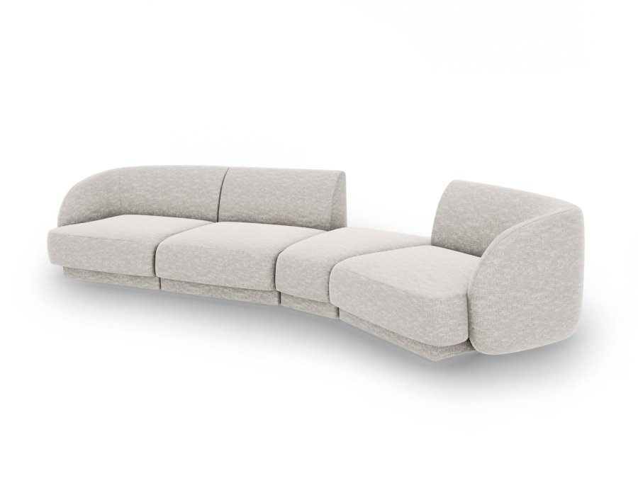 MICADONI  Modulsofa til hyre, Miley, 4 seter, 320x128x70