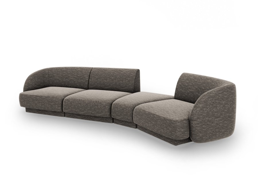MICADONI  Modulsofa til hyre, Miley, 4 seter, 320x128x70