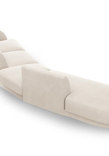 MICADONI  Modulsofa i flyel, venstre, Miley, 5 seter, 372x160x70