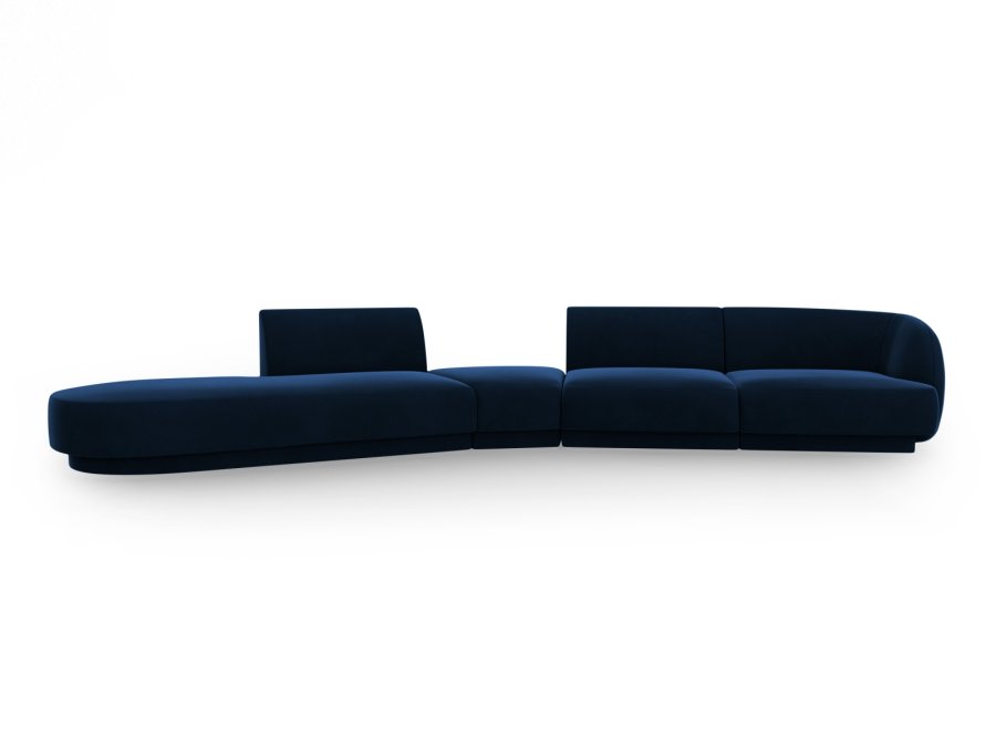 MICADONI  Modulsofa i flyel, venstre, Miley, 5 seter, 372x160x70