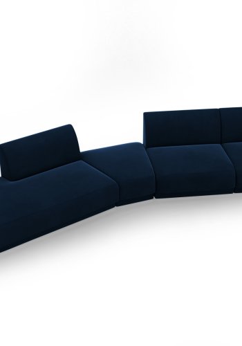 MICADONI  Modulsofa i flyel, venstre, Miley, 5 seter, 372x160x70