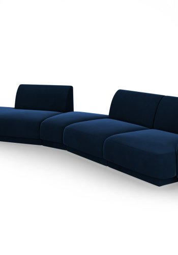 MICADONI  Modulsofa i flyel, venstre, Miley, 5 seter, 372x160x70