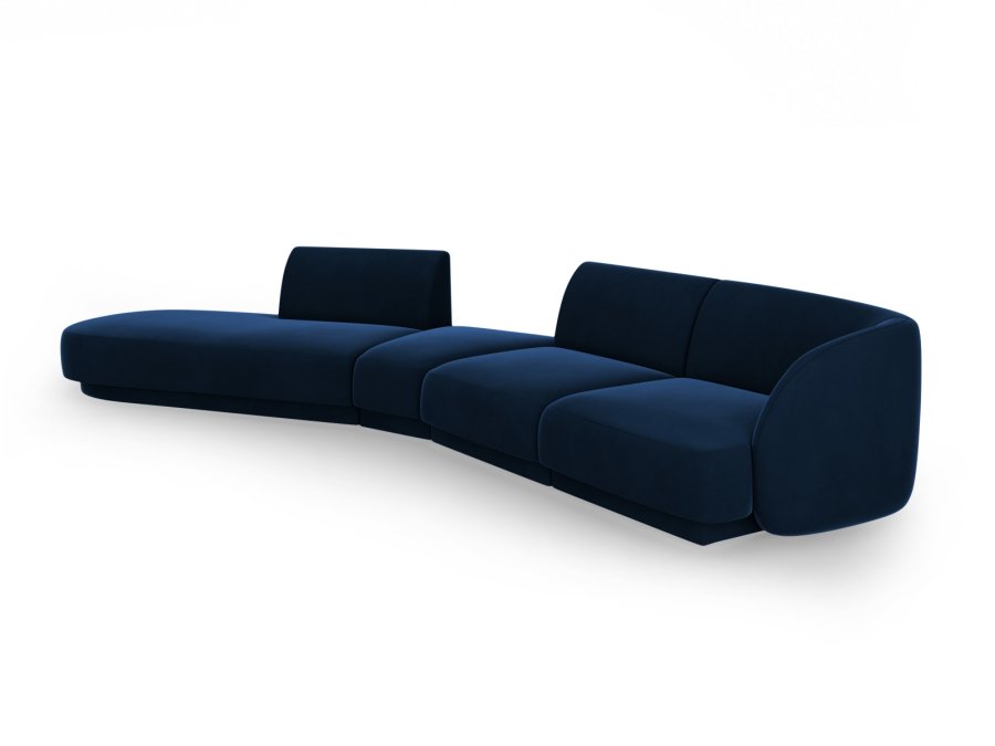 MICADONI  Modulsofa i flyel, venstre, Miley, 5 seter, 372x160x70