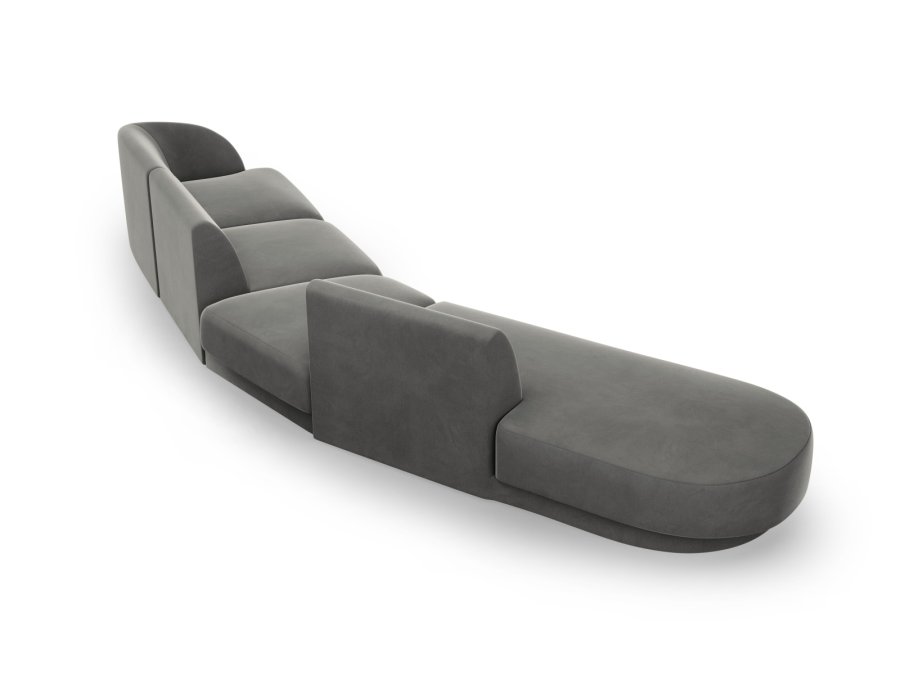 MICADONI  Modulsofa i flyel, venstre, Miley, 5 seter, 372x160x70
