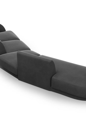 MICADONI  Modulsofa i flyel, venstre, Miley, 5 seter, 372x160x70
