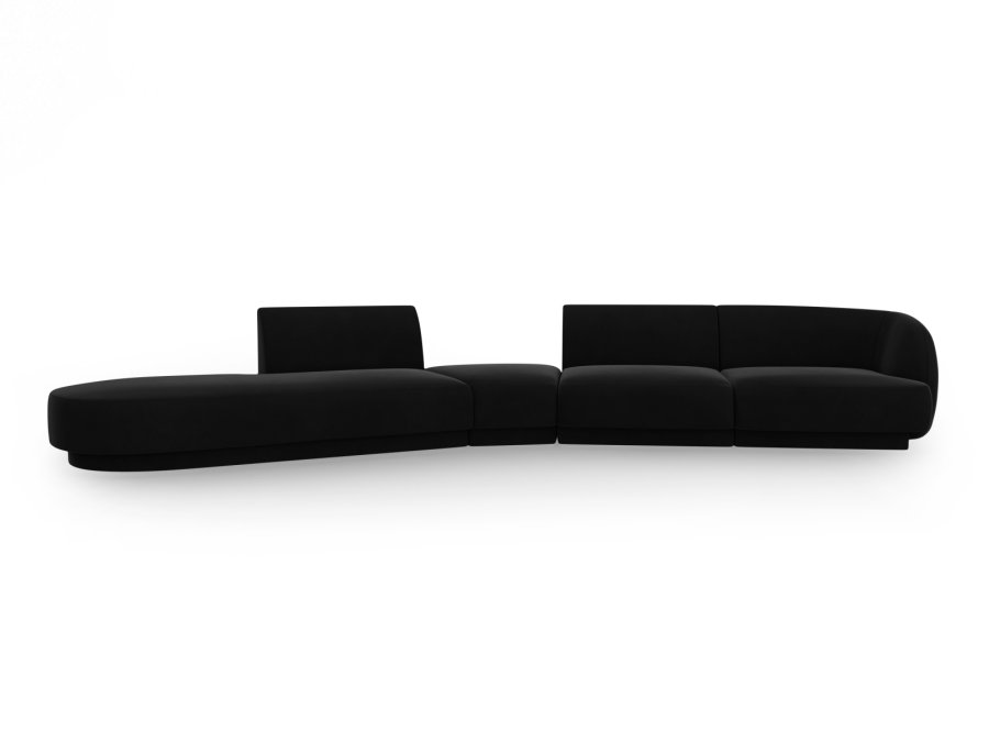MICADONI  Modulsofa i flyel, venstre, Miley, 5 seter, 372x160x70