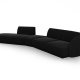 MICADONI  Modulsofa i flyel, venstre, Miley, 5 seter, 372x160x70