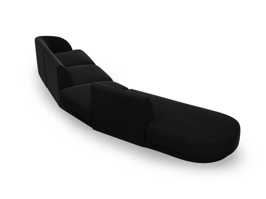 MICADONI  Modulsofa i flyel, venstre, Miley, 5 seter, 372x160x70