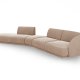 MICADONI  Modulsofa i flyel, venstre, Miley, 5 seter, 372x160x70