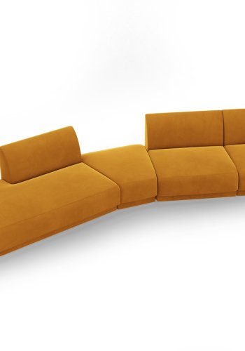 MICADONI  Modulsofa i flyel, venstre, Miley, 5 seter, 372x160x70