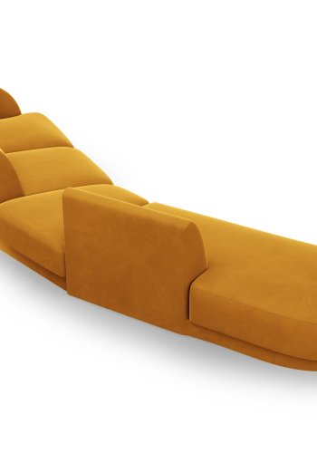 MICADONI  Modulsofa i flyel, venstre, Miley, 5 seter, 372x160x70